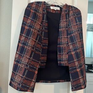 Elliatt blazer cape. Navy and pink. Gorgeous fit